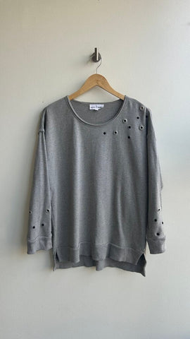 Pre-Owned Neon Buddha Light Grey Crew Sweater- Size X-Small