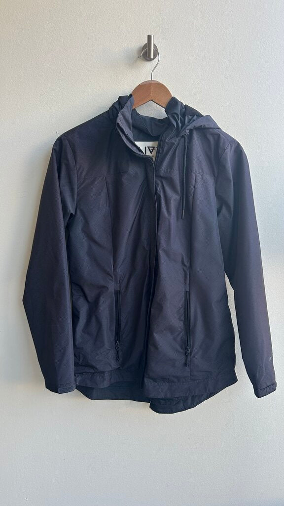 Pre-Owned Liv Black Cinch Back Hooded Zip Jacket- Size X-Small