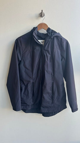 Pre-Owned Liv Black Cinch Back Hooded Zip Jacket- Size X-Small