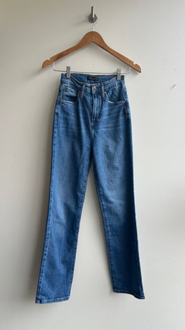 Pre-Owned Silver Jeans Medium Wash 'Highly Desirable Straight' Jeans - Size 24