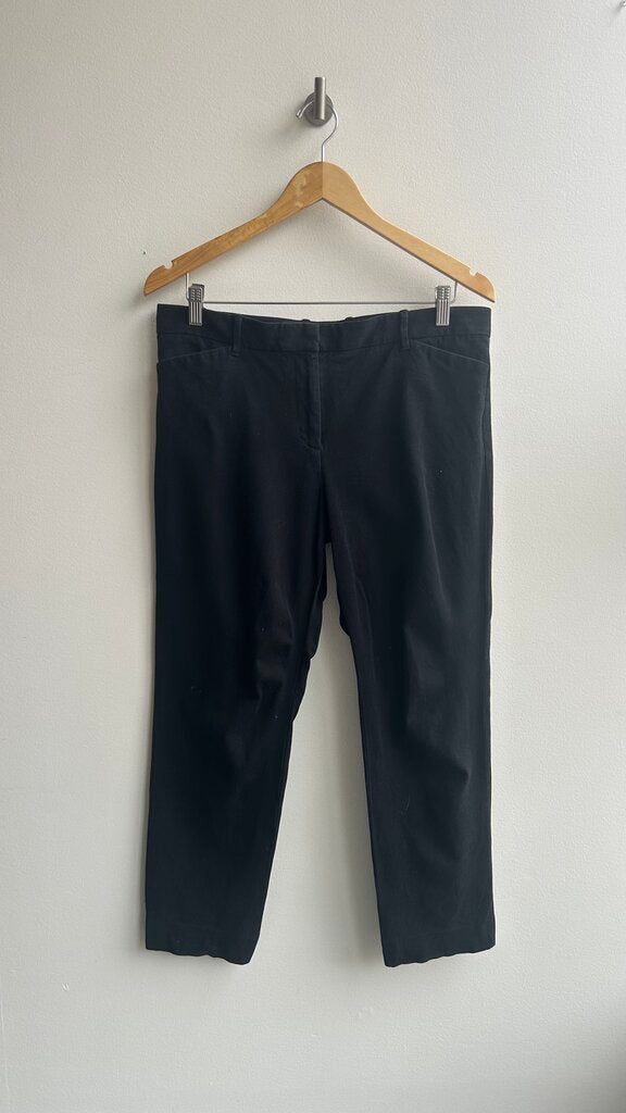 Pre-Owned Gap Black Slim Cropped Trousers - Size 12