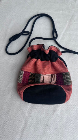 Pre-Owned Baja Print Crossbody Pouch Bag with Drawstring