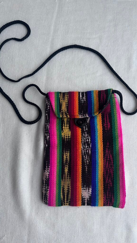 Pre-Owned Baja Print Crossbody Long Rectangle Shape with Button Flap