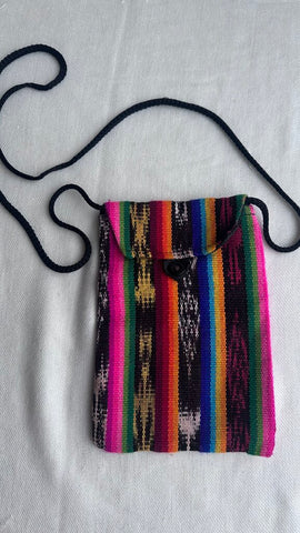 Pre-Owned Baja Print Crossbody Long Rectangle Shape with Button Flap