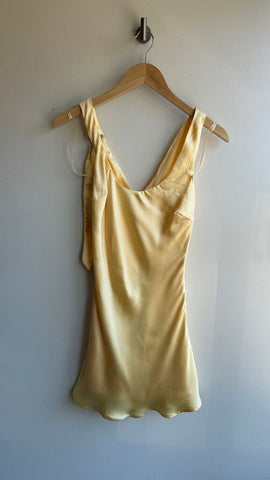 Pre-Owned Princess Poly Yellow Sama Mini Dress (NWT) - Size 4