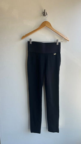 Pre-Owned Nygard Slims Black Stretch Waist Lined Front Dress Pant- Size Small