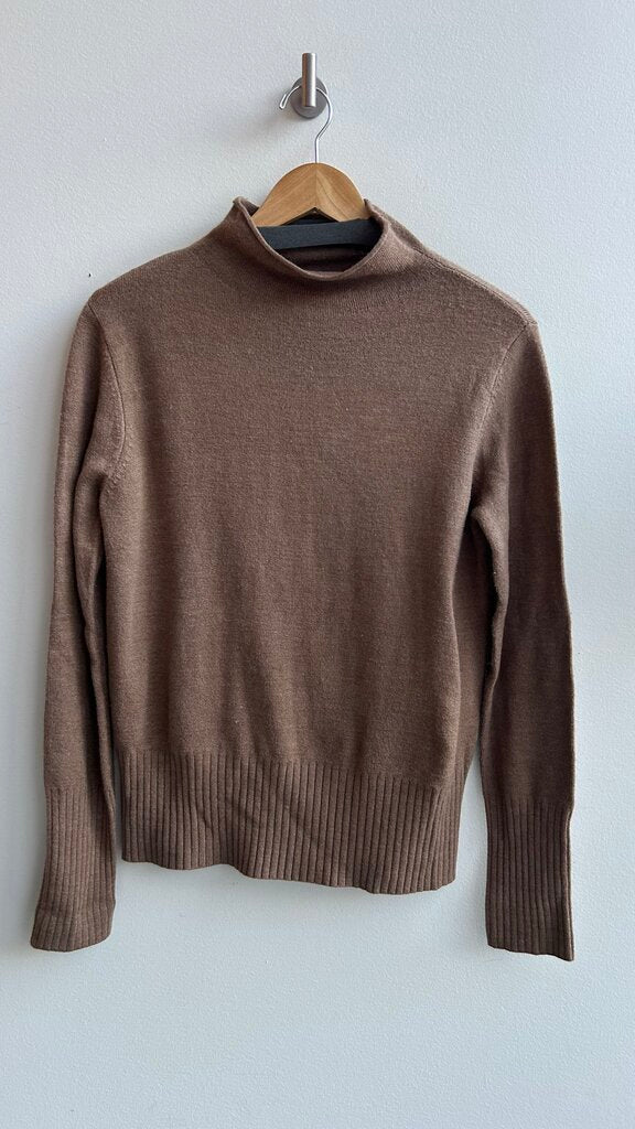 Pre-Owned French Connection Brown Mock Neck- Size X-Large