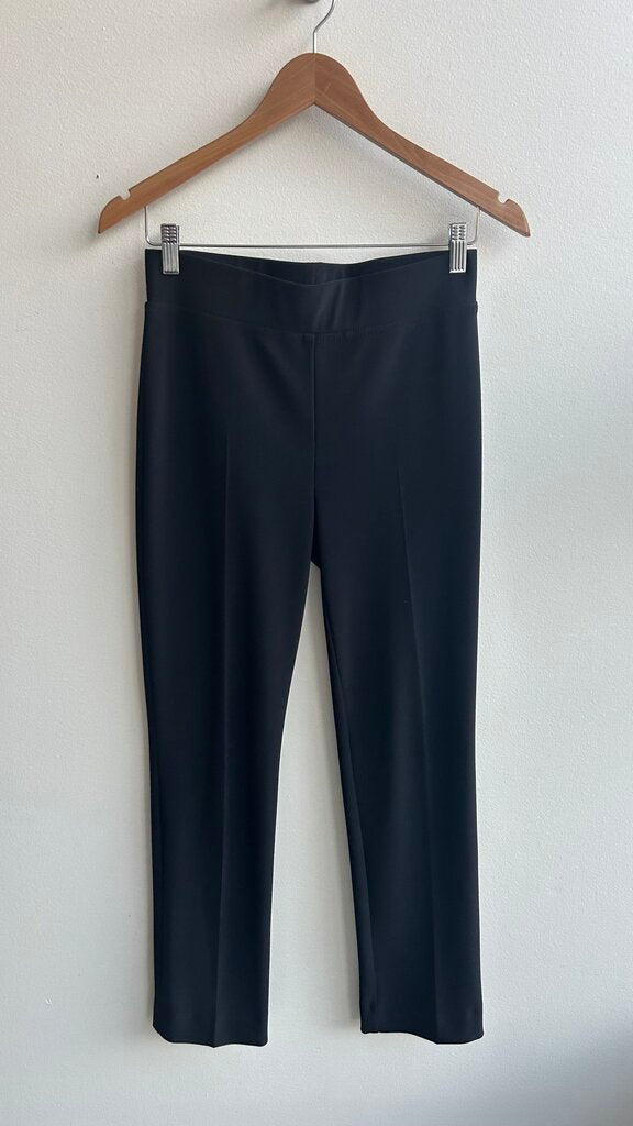 Pre-Owned Joseph Ribkoff Black Slip On Ankle Split Pants- Size Small (Estimated)