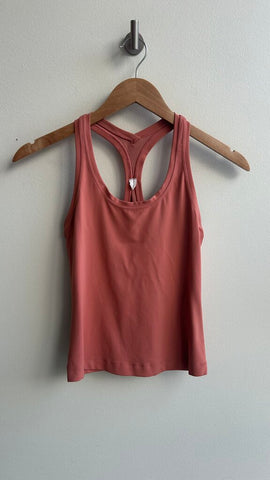 Pre-Owned Lululemon Pink/Orange Align Racerback Tank Top- Size 6