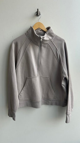 Pre-Owned Danskin Beige 1/2 Zip Sweater- Size XX-Large