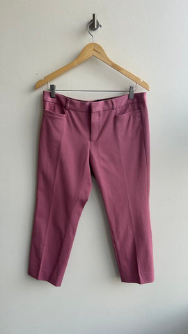 Pre-Owned Banana Republic Pink 'Sloan' Straight Leg Trouser - Size 8