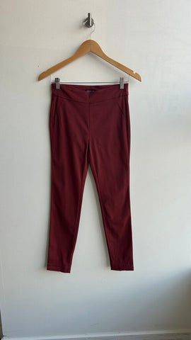 Pre-Owned RW&Co Red Slim Legging Pant- Size Small