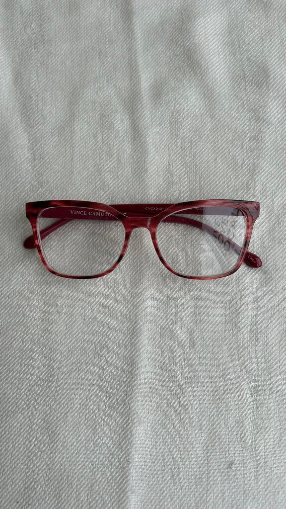 Pre-Owned Vince Camuto Red +2.00 Reading Glasses
