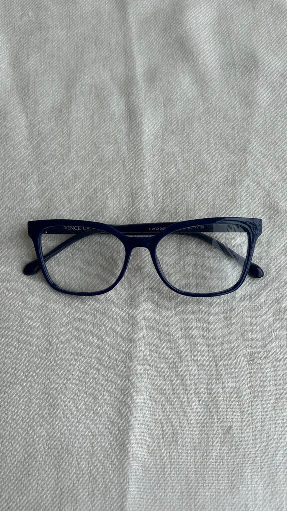 Pre-Owned Vince Camuto Blue +2.00 Reading Glasses