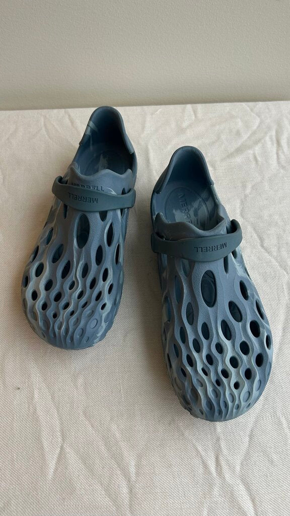 Pre-Owned Merrell Blue Tie Dye Croc Style Shoe- Size 11