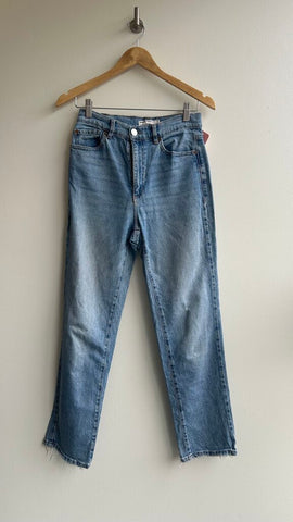 Pre-Owned Garage Denim Light Wash Vintage Straight Jeans- Size 26