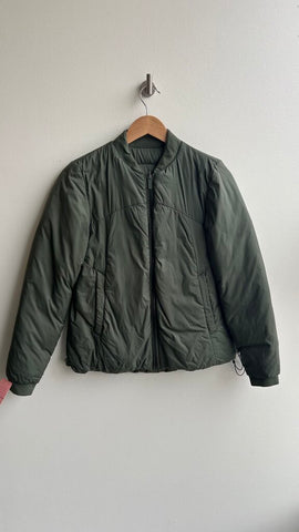 Pre-Owned Lululemon Green Puffer Bomber Jacket- Size Small (Estimated)