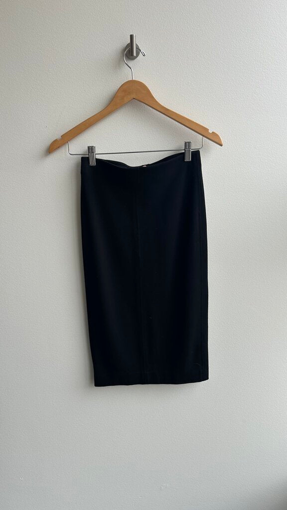 Pre-Owned Wilfred Black Pencil Skirt - Size Small