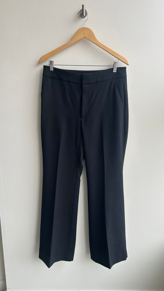 Pre-Owned Banana Republic Black Wide Cut Dress Pants - Size 10S