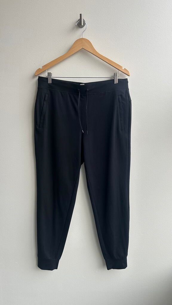 Pre-Owned Yogalicious Black Pocket Jogger Drawstring Sweatpants - Size X-Large