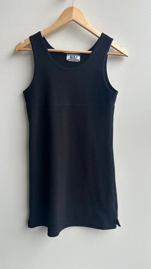 Pre-Owned NP Collection Black Ribbed Sleeveless Dress- Size Small (Estimated)