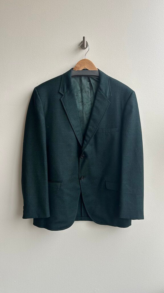 Pre-Owned Mister Jacks Green Lined Blazer- Size Large (Estimated)