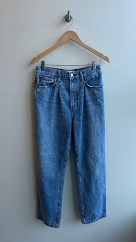 Pre-Owned Denim Forum Light Wash The 'Anita' Super High Loose Fit Jeans- Size 29