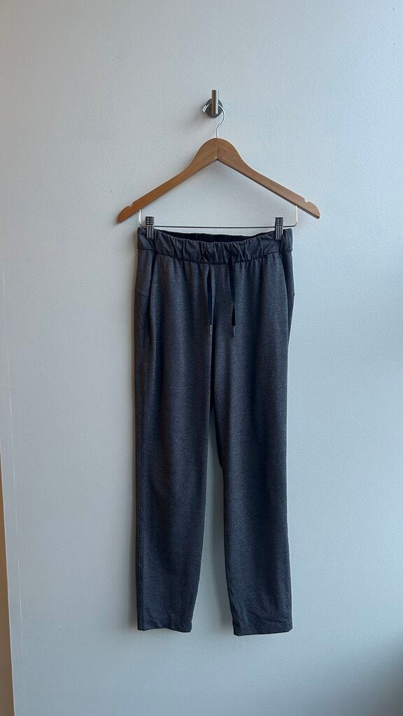 Pre-Owned Lululemon Grey Drawstring Pants- Size 4