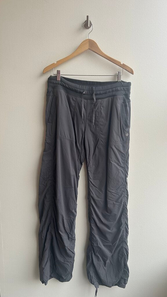 Pre-Owned Lululemon Grey Cinch Ankle Studio Pant- Size 12