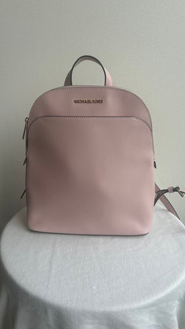 Pre-Owned Michael Kors Pink 'Emmy' Adjustable Straps Backpack (NWT)