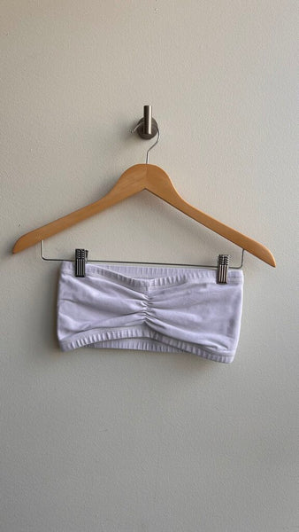 Pre-Owned Lululemon White Stretch Bandeau Bralette- Size Small (Estimated)