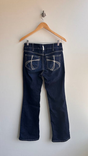 Pre-Owned Ariat Dark Wash High Rise Bootcut Jeans- Size 28