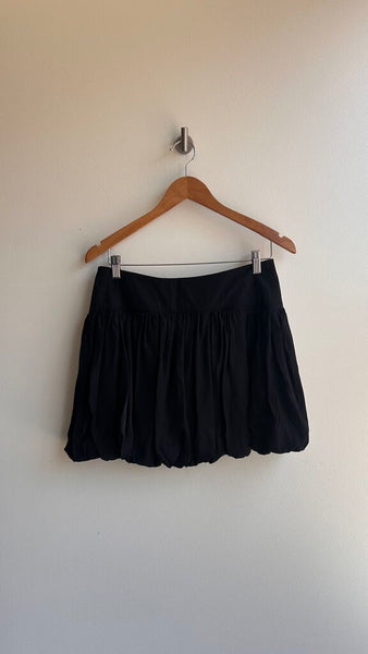 Pre-Owned Madison The Label Black 'Riley' Built in Shorts Bubble Skirt (NWT)- Size Medium