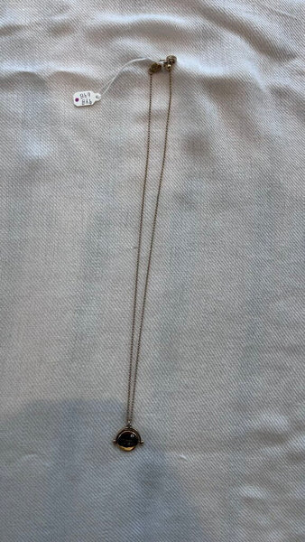 Pre-Owned Juicy Couture Gold Angel/Devil Flip Charm Necklace