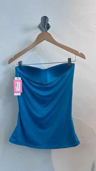 Pre-Owned Anne Cole Teal Strapless Tankini(NWT)- Size Medium