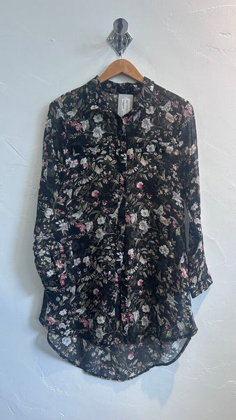 Pre-Owned Jackson Rowe Charcoal Velvet Thin Strap Midi Dress (NWT) - Size Small