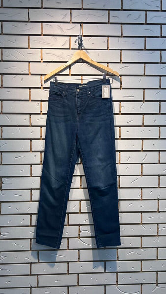 Pre-Owned Levi's Dark Wash 512 Slimming Straight Leg Pant - Size 28