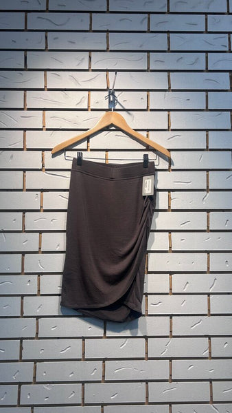 Pre-Owned Wilfred Free Grey Side Ruched Above Knee Skirt- Size X-Small