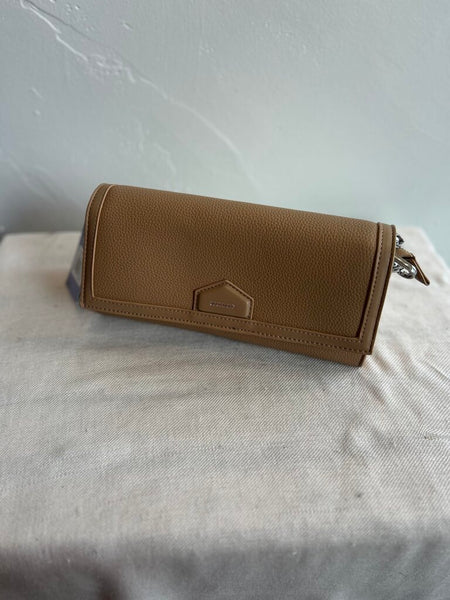 Pre-Owned Pixie Mood Latte Pebbled Faux Leather 'Krista' Shoulder Bag (NWT)