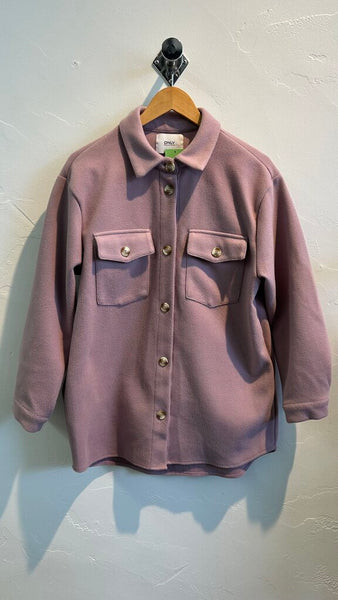 Pre-Owned Only Lilac Oversized Shacket- Size Large