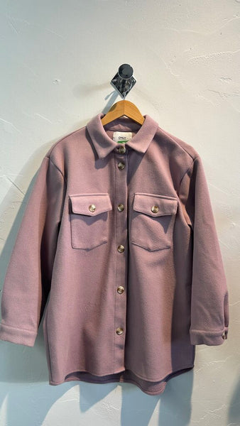 Pre-Owned Only Lilac Oversized Shacket- Size Large