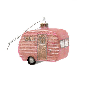 Pink Glamping Ornament