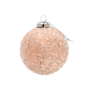 Pink Sparkle Ball Ornament