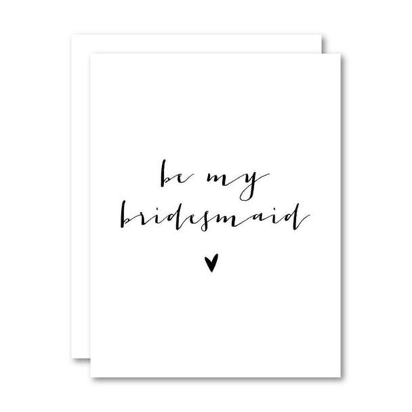 Stevie + Bean Paperie 'Be My Bridesmaid' Card