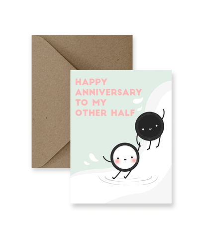 IM PAPER 'Happy Anniversary to My Other Half' Card