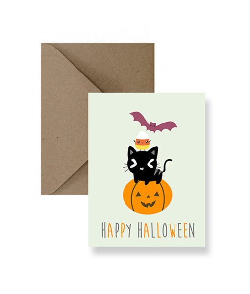 IM PAPER 'Happy Halloween' Card