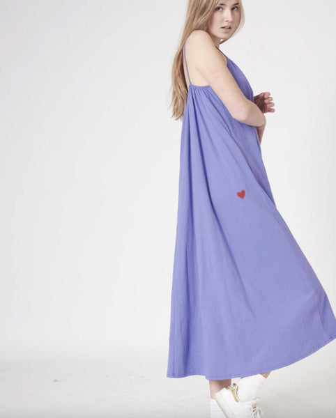 Preloved 'Dionne' Long Dress in Blue Iris