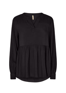 Soyaconcept 'Radia' Tiered Blouse Black