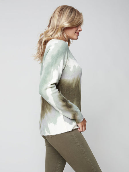 Charlie B Reversible Crewneck Tea