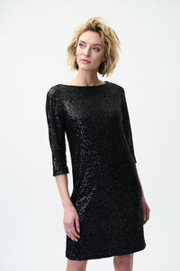 Joseph Ribkoff 224300 Sequin Cocktail Dress